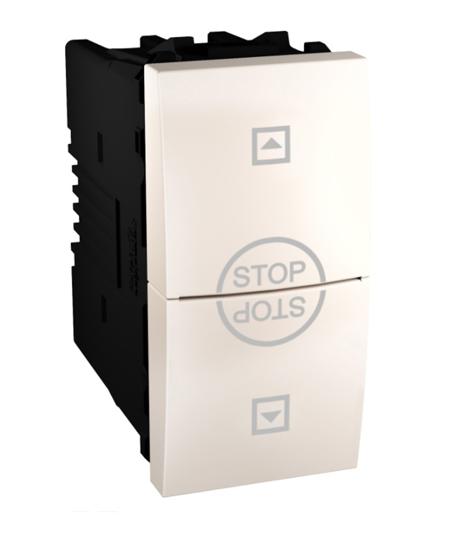 Rocker Switch - 2-Way - 10A - 250VAC (Roller Blind) - Ivory - AZenergy